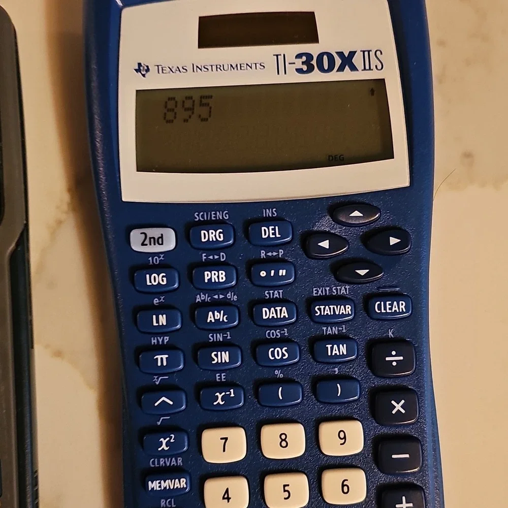 Texas Instruments TI-30XA TI-30XIIS Scientific Calculators LCD Display Handheld